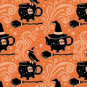 Witches Tea Party - Pumpkin - Large