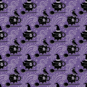Witches Tea Party - Purple - Medium
