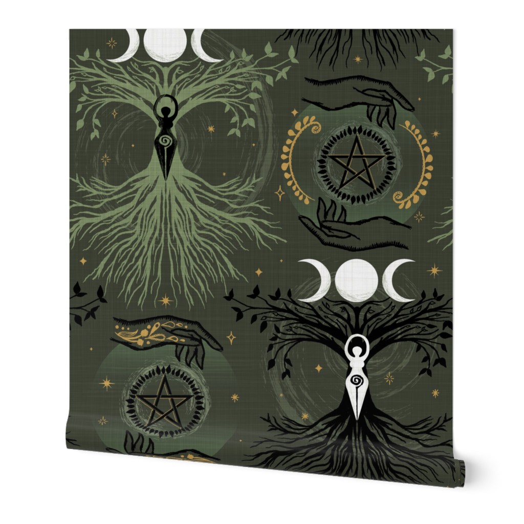 As Above So Below Moss Green - XL