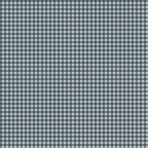 Gray - green gingham - small