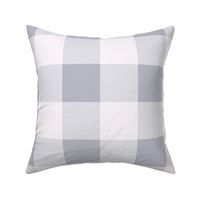 Lavender and gray gingham - medium