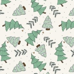 Christmas Cartoons Fabric, Wallpaper and Home Decor | Spoonflower