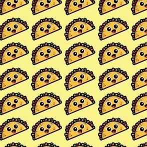 tacos on yellow