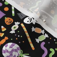 Halloween Candy - Aqua, Medium Scale
