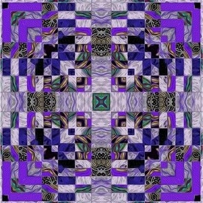 purple mosaic mix