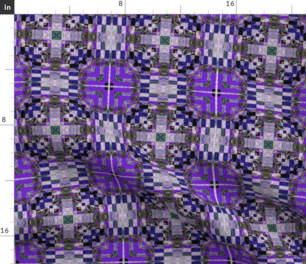 purple mosaic mix