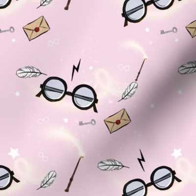 Wizardy Sparkles, Seamless Pattern, Wizard School - ORIG size