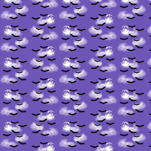 Small Scale Bats in Moonlight