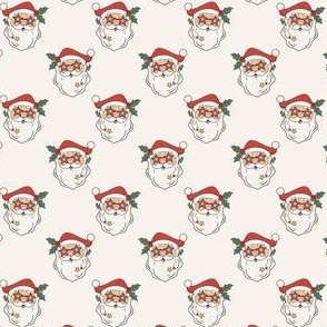 Small Scale Groovy Christmas Santa Claus Retro Holidays