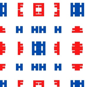 letters f and h