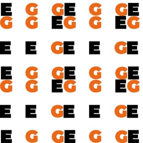 letters e and g