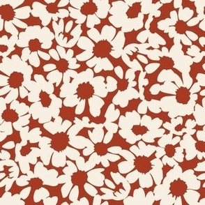 Daisy Doily - Red