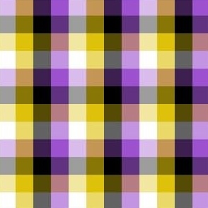 Purple, Yellow, Black Gingham (small)