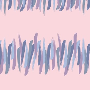 Purple and blue brush strokes - Medium scale