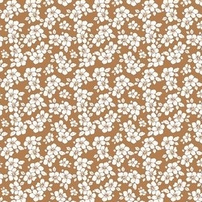 flowers stipple pattern