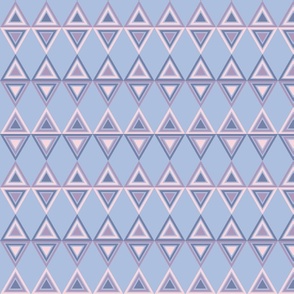 Purple, blue and pink triangles - Large scale