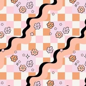 groovy spooky coord pattern