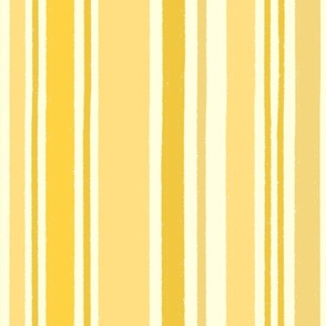 Large Vertical Stripes - Shades of Yellow 