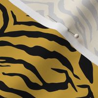 Tiger Halloween Costume Pattern Orange and Yellow Gold Goldenrod