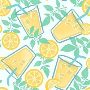 Lemonade - Basil Green White