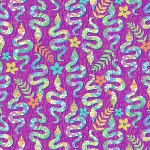 Rainbow Snakes-Purple - Small Scale