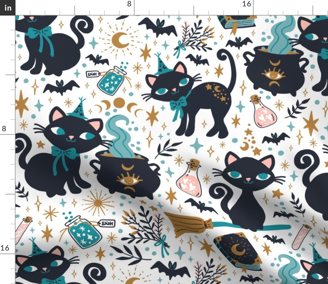 witchy halloween kittens - small
