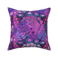 Violet Flower Garden - Pink Magenta - Design 13537099 