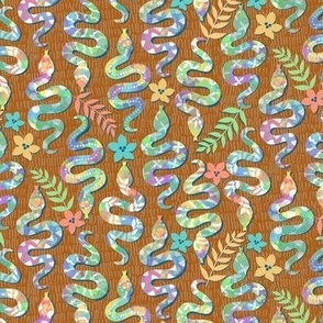 Rainbow Snakes-Rust - Small Scale