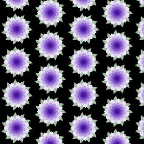 Purple Gradient Flowers Version 1