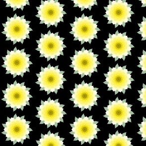 Yellow Gradient Flowers Version 1