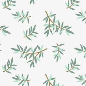 Manuka Leaf Sprigs - Green