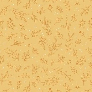 Delicate Floral in Yellow 1