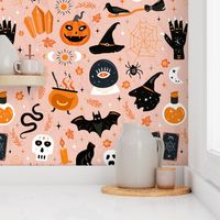 Fall Halloween Witchy - Pastel Pink