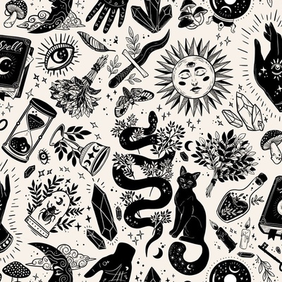 Black And White Fabric, Wallpaper and Home Decor | Spoonflower