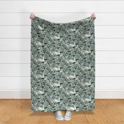 Water birds - Granite Green - l