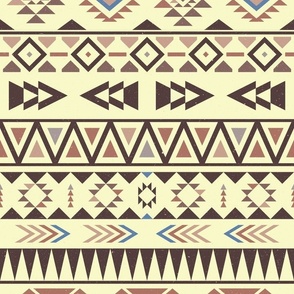 Aztec earth tones pattern
