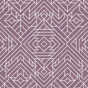 Grape color moroccan mosaic -large scale for wallpaper and bedding