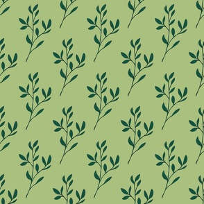Small Scale Green Branches 