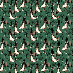 Scaredy Cats Byzantium Shimmering Night Yardage, SKU# 53539-9