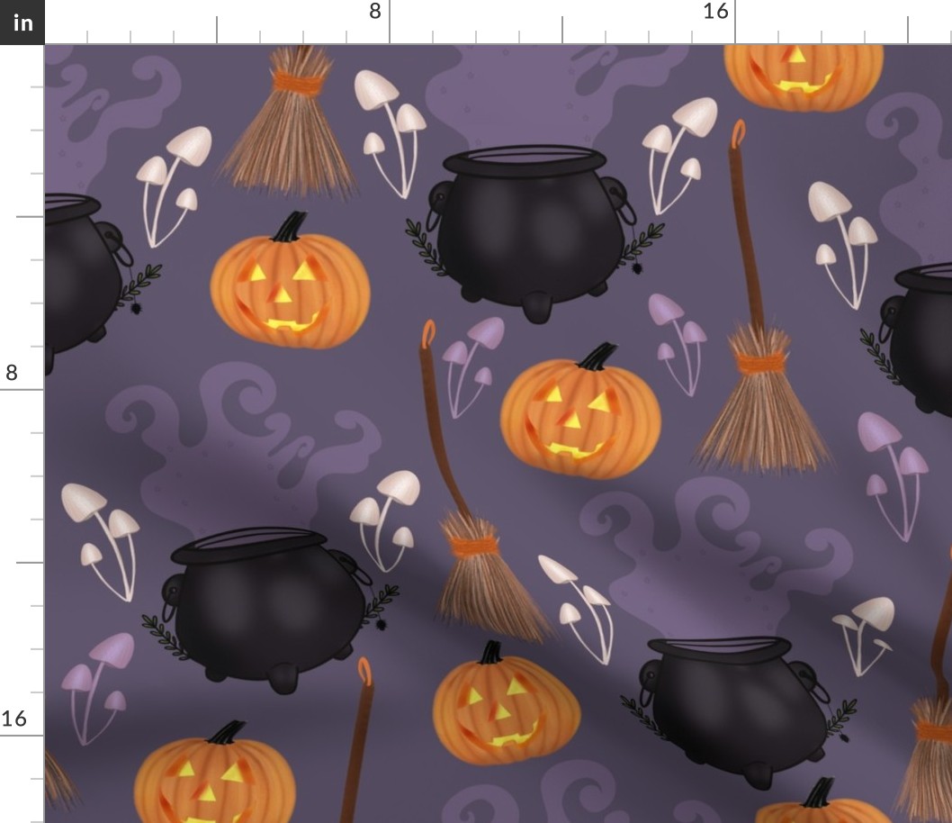 witches brew pattern block