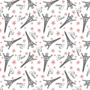 Paris Floral Pattern Small