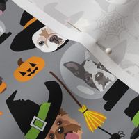 Halloween Witch's Dogs  small print