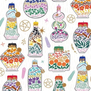 Magic Spell Bottles, day - Eclectic Witch
