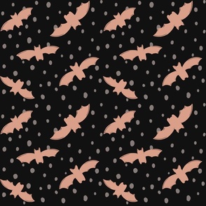 Bats And Dots | Pink Bats