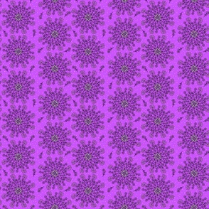 Rose mandala on lilac small