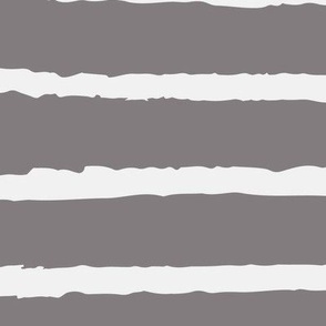 Stripes / big scale / charcoal brown simple geo minimal organic stripes