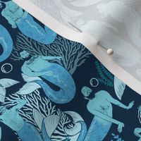 Under the sea - Navy - small scale