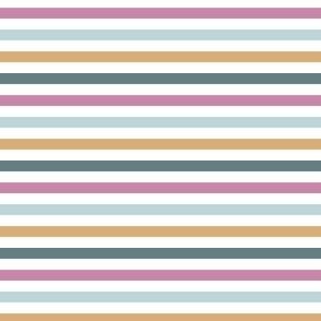 mini scale stripe - cool tones