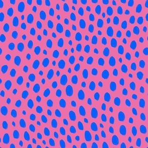 pink blue dash spots