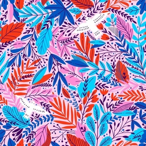 Summer Night Fabric, Wallpaper and Home Decor | Spoonflower